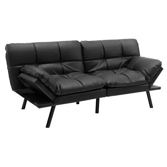 Canapea dreaptă Costway HV10326DK, Black