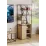 Стеллаж Decoprim Agis Plus, 60x40x160 см, Stejar M37/Black