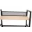 Стеллаж Decoprim Brick 6, 60x28x187 см, Stejar M37/Black