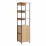Raft Decoprim Lanta M, 43x41x176 cm Stejar M37/Black