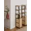 Cтеллаж Decoprim Lanta S, 33x41x176 см, Stejar M37/Black