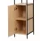 Cтеллаж Decoprim Lanta S, 33x41x176 см, Stejar M37/Black