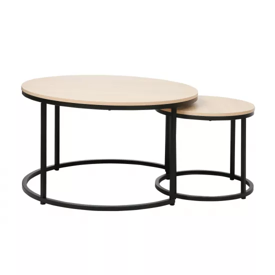 Măsuţă cafea Decoprim Link, Ø48 cm set