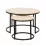 Măsuţă cafea Decoprim Link, Ø48 cm set