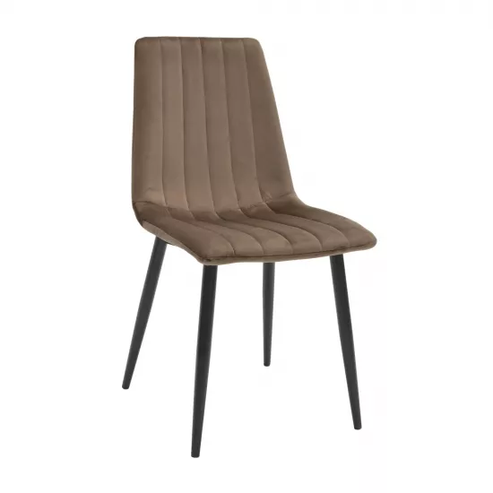 Scaun Decoprim DC-90P, N49 Catifea Brown/Black Legs