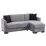 Диван угловой Fabulous Oasis, 51-002 Gray Light