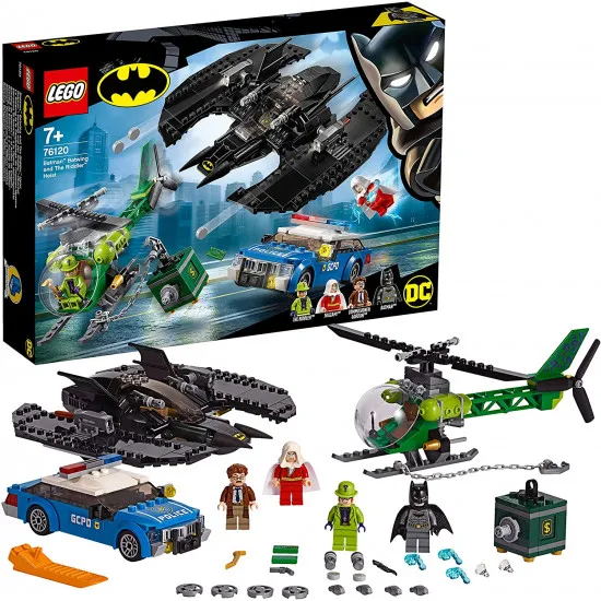 Lego Super Heroes 76120 Constructor Lego Batman Batwing si furtul lui Riddler