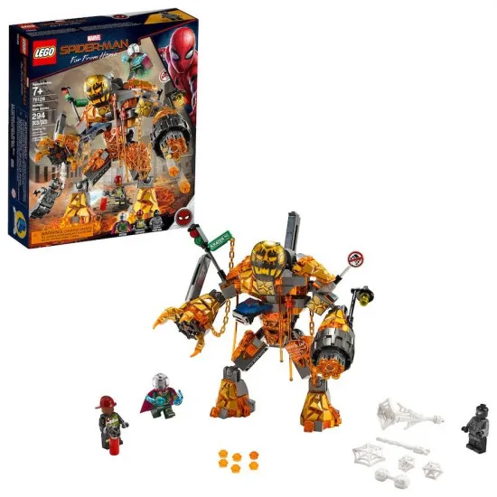 Lego Super Heroes 76128 Constructor Lego Spider-Man Batalia cu Molten Man
