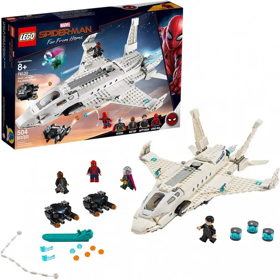 Lego Super Heroes 76130 Constructor Lego Avionul Stark și atacul dronelor