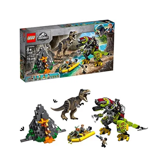 Lego Jurassic World 75938 Constructor Lego Lupta T-rex contra Dino-Mech