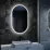 Oglindă pentru baie Moonglass Florra 100x60 cm, cu 1 senzor și iluminare