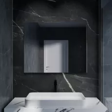 Oglindă pentru baie Moonglass Brisa 80x80 cm