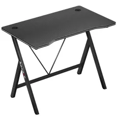 Стол игровой Huzaro Hero 1.4, 110x50x75 cm, Black