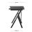 Стол игровой Huzaro Hero 1.4, 110x50x75 cm, Black