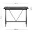 Стол игровой Huzaro Hero 1.4, 110x50x75 cm, Black