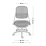 Fotoliu pentru copii Mark Adler Biurko Study 4.7, Grey
