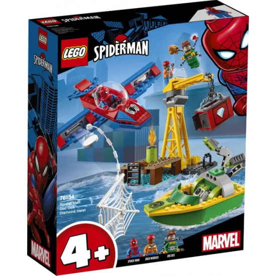Lego Super Heroes 76134 Contructor Lego Spider-Man Doc Ock și furtul diamantelor