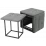 Puf 5 in 1 Nex Home Cub Transformer, N53 Gri Teddy
