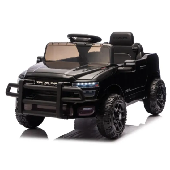 Masina pe baterie KidsCar DODGE RAM 3500, Black