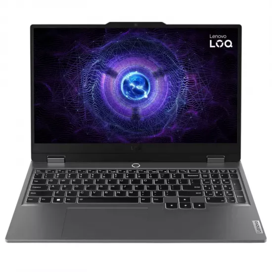 Laptop 15,6" Lenovo LOQ 15IAX9, Grey, Intel Core i5-12600HX, 24 GB/512 GB, DOS