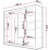 Шкаф-купе Space Meble Talin III 180x215x58 (White Matte)