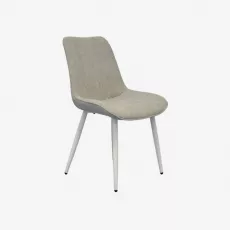 Scaun Evelin YTC-055 Wh, UF885-13 Light Grey