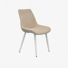 Scaun Evelin YTC-055Wh, UF885-03 Light Beige