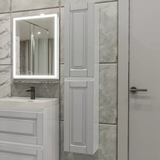 Dulap penal suspendat PS ВНКК-147/30 (30 cm), Gri deschis mat