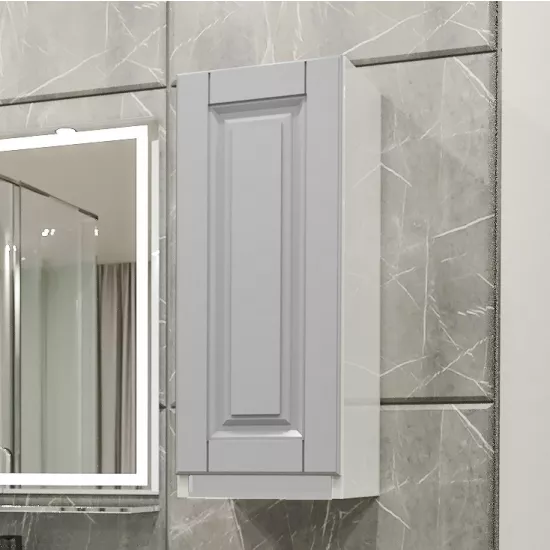 Dulap suspendat PS ВНКД-75/30 (30 cm), Gri deschis mat