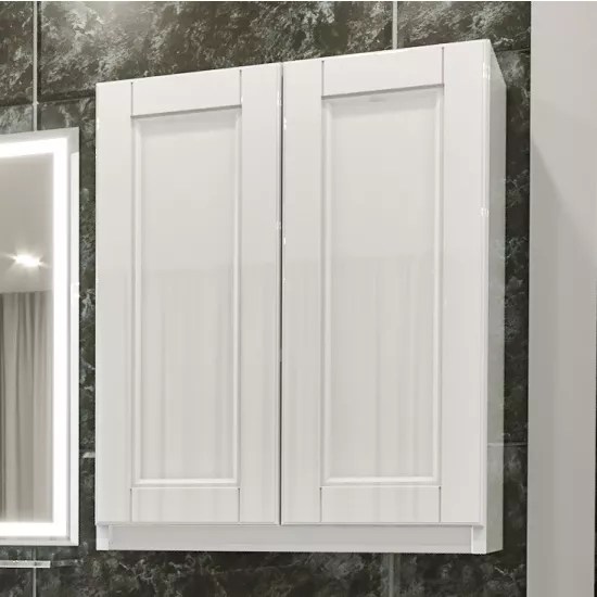 Dulap suspendat PS ВНКД-75/60 (60 cm), White gloss