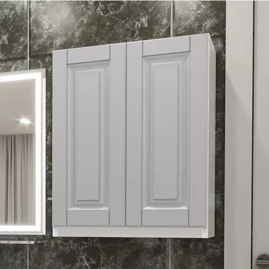 Dulap suspendat PS ВНКД-75/60 (60 cm), Gri deschis mat