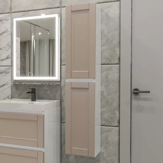 Dulap penal suspendat PS ВНКД-147/30 (30 cm), Cappuccino mat