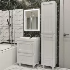 Set de mobila de baie PS Lilia 60-193 (vops./PAL), White gloss