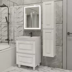 Set de mobila de baie PS Lilia 70-147 (vops./PAL), White gloss