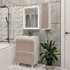 Set de mobila de baie PS Lotos 70-30 (vops./vops.), Cappuccino mat