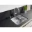 Chiuvetă de bucătărie Blanco Solis 500-U, 540 × 440 mm, inox (526122)