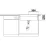 Chiuvetă de bucătărie Blanco Etagon 8, 780х510х220 mm, Antracit (525177)
