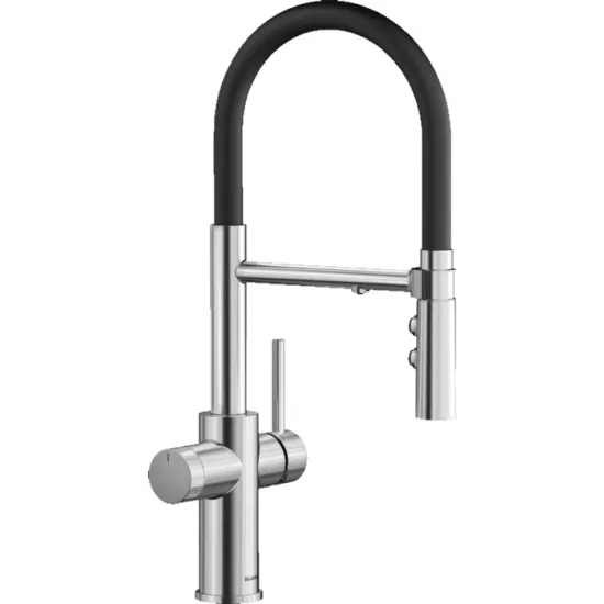 Baterie bucătărie Blanco Catris-S Flexo Filter, Inox (526706)