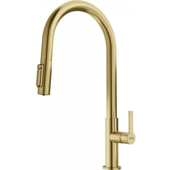 Смеситель для кухни Franke Maris Slim J Clear Water, Золото (120.0736.601)