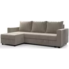 Canapea de colț Space Meble Park L, Riviera 16 (Beige)