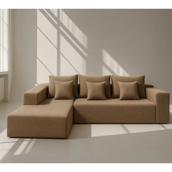 Canapea fara rama Synonym Sofa Camely S030, Cappuccino