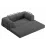 Canapea fara rama Synonym Sofa Bed S062, Capucino