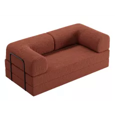 Canapea fara rama Synonym Sofa Bed S062, Terracotta