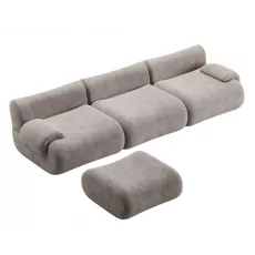 Canapea fara rama Synonym Myra Flex S010DBA cu banchetă, Beige