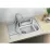 Chiuvetă de bucătărie Blanco Dinas XL 6 S, 780х500 mm, inox (525121)