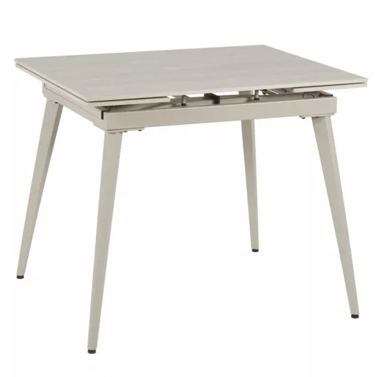 Masă pentru bucătărie Avanti Reef, 90x70 cm extensibilă, Light Travertine Matt