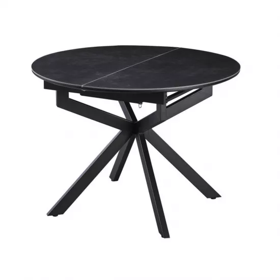 Стол обеденный Avanti Task, Ø105 см раскладной, Ceramic Dark Grey