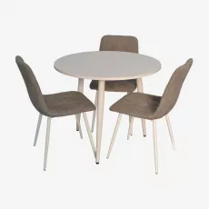 Set de mobilă Eva DT-404-5Wh + 3 YTC-080Wh UF885-14 (Grey)