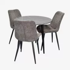 Set de mobilă Eva DT-404-6B + 3 YTC-055B UF885-15 (Dark grey)