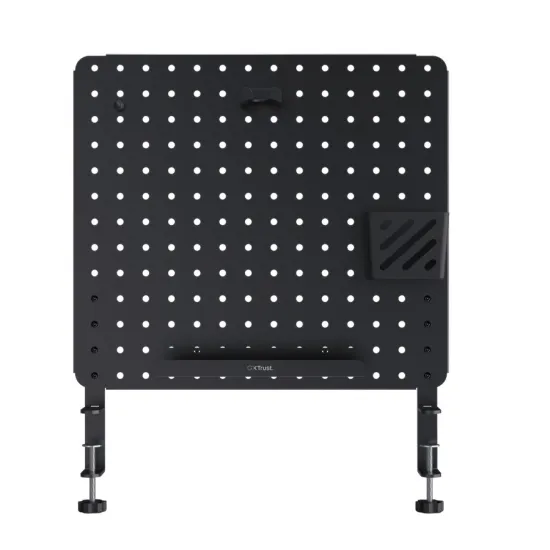 Suport-organizator Trust GXT 724 Vesto Metal Pegboard Desk Organiser 47x42cm, Black